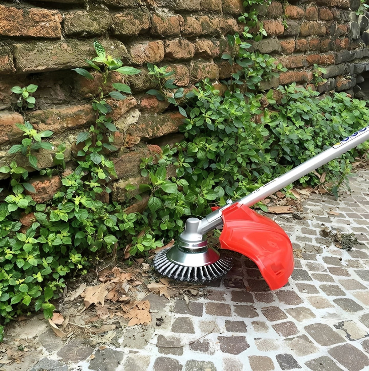 Weed Brush Head for Grass Cutting - Carbon Steel Trimmer Attachment