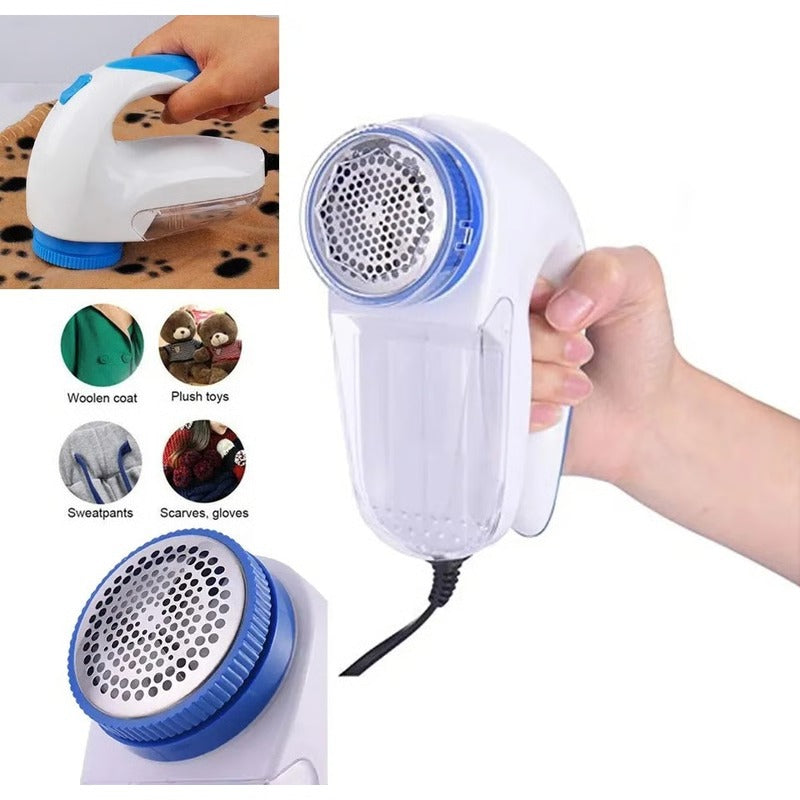 Lint Remover for Fabrics - Electric Shaver with Mesh Guard and Blades