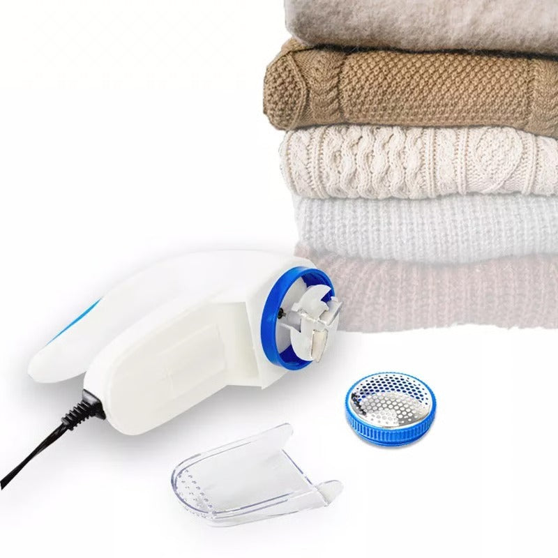 Lint Remover for Fabrics - Electric Shaver with Mesh Guard and Blades