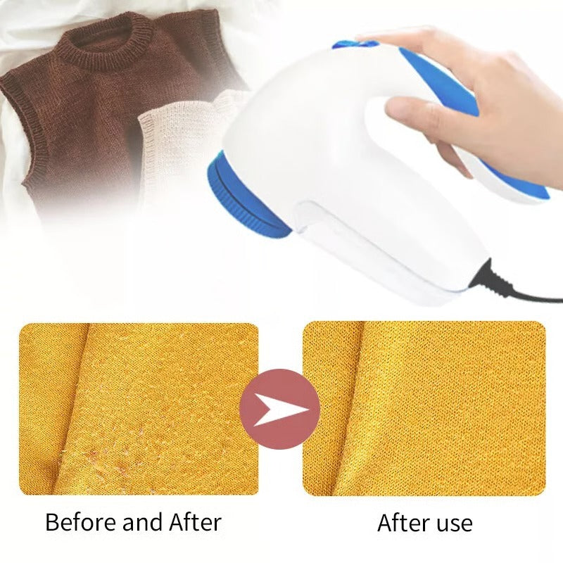 Lint Remover for Fabrics - Electric Shaver with Mesh Guard and Blades