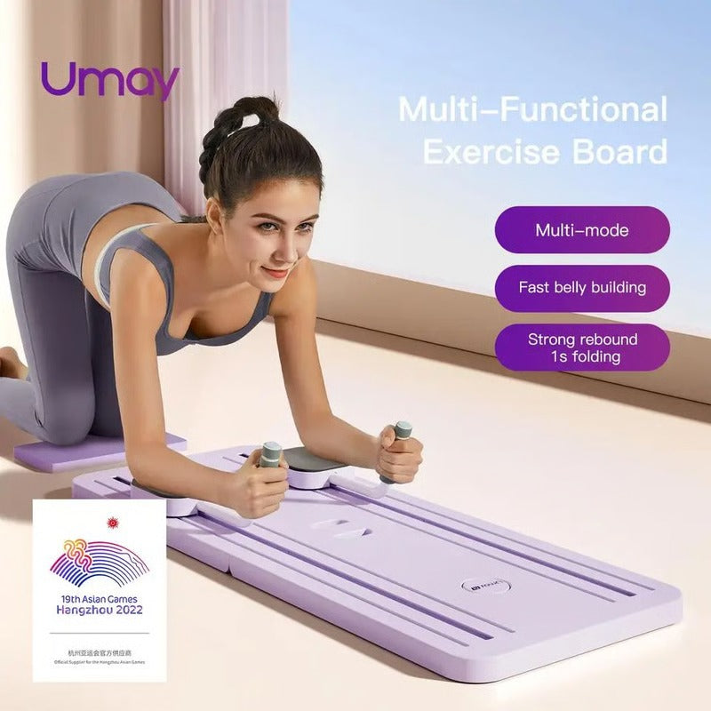 Strength Training Board with Timer and Adjustable Foot Straps