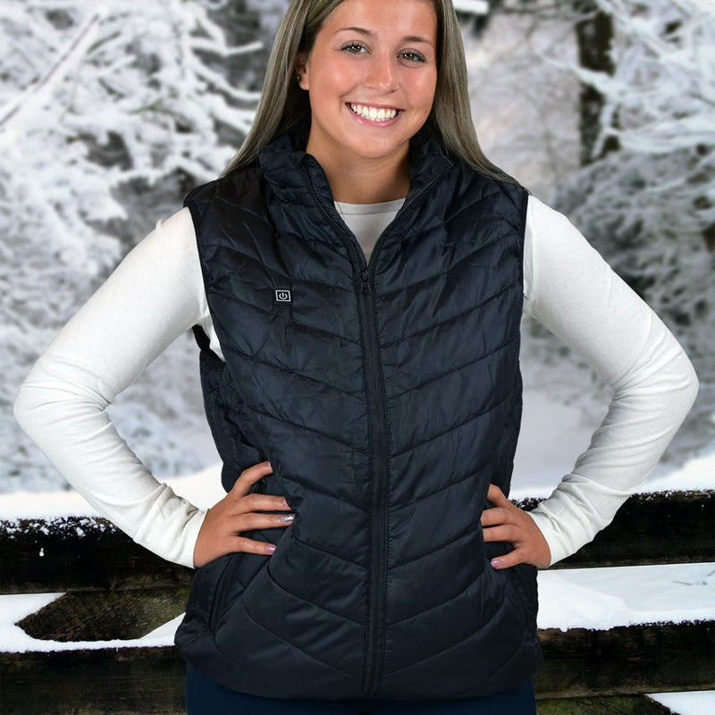 Breathable Mesh Lined Heated Jacket with Three Temperature Settings