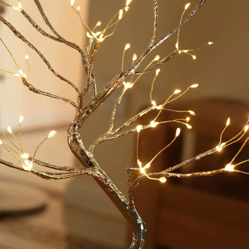 Table Lamp with Warm White LED Light - Spirit Tree Design