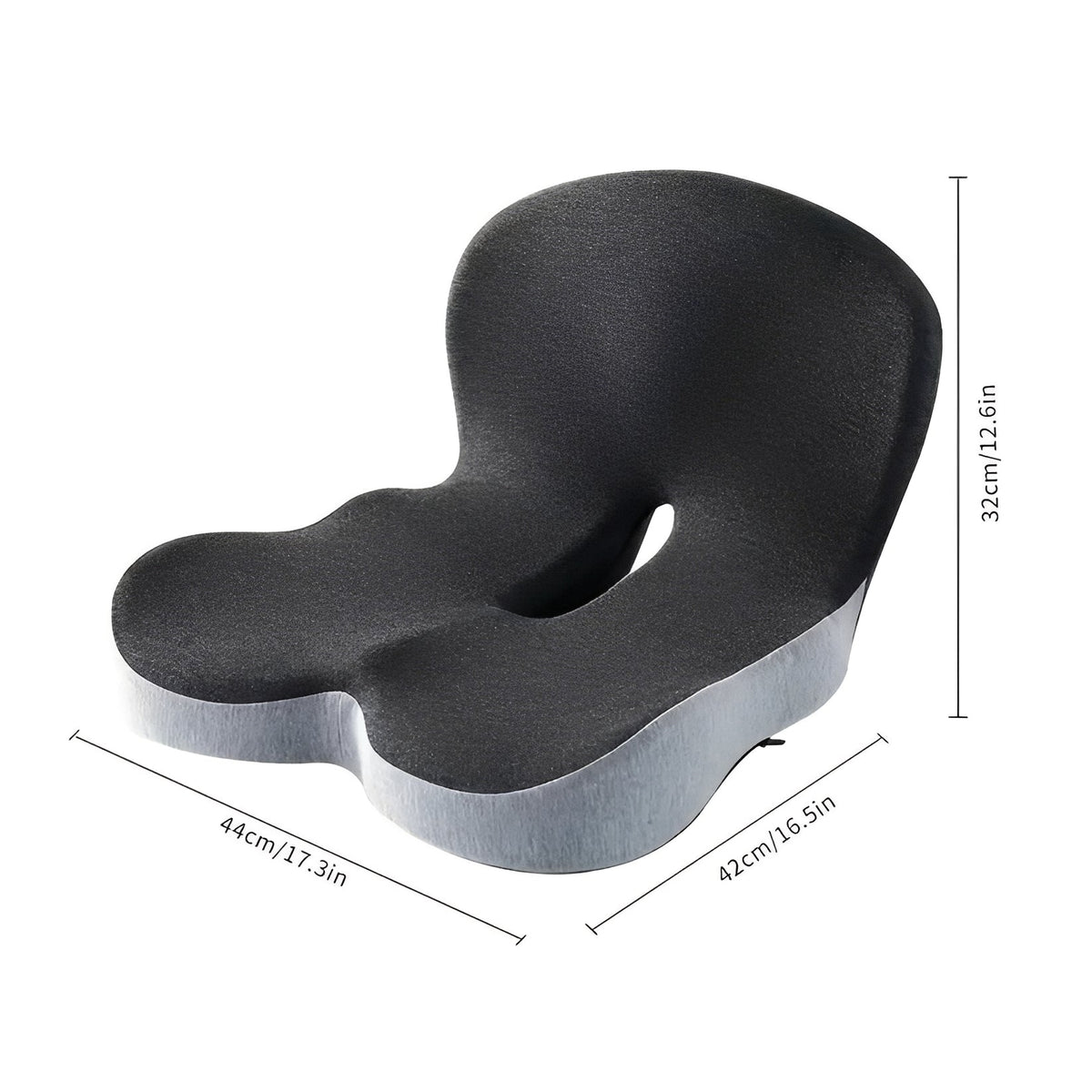 Lumbar Support Seat Cushion Made of Memory Foam