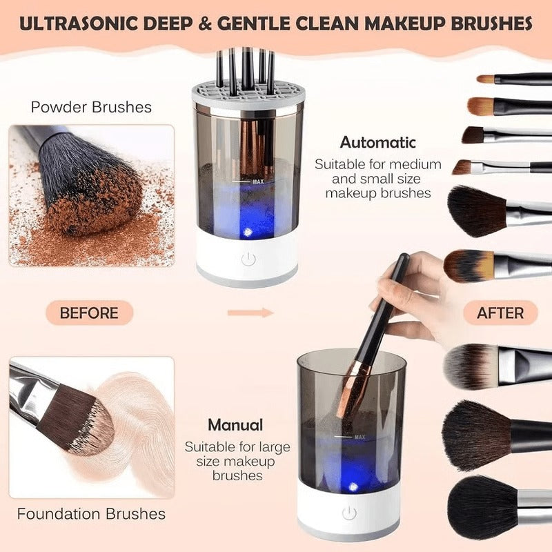 Deep Cleaning Electric Machine for Makeup Brush Hygiene