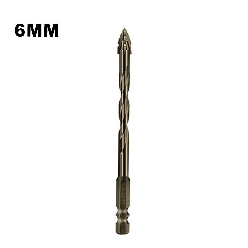 Four-Edge Serrated Heavy Duty Eccentric Bit for Dry Drilling