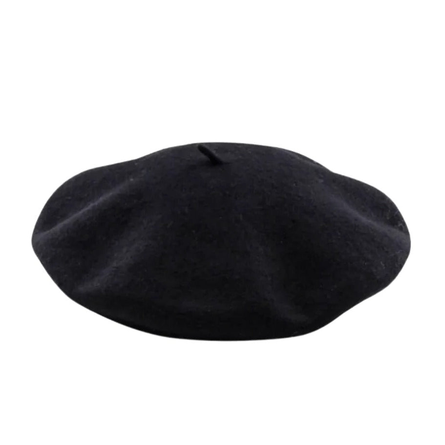 Wool Beret Hat for Women and Girls with Comfortable Elastic Band