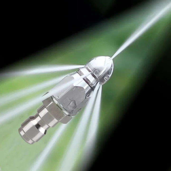Pipe and Drain Cleaning Nozzle Attachment for Stainless Steel Sewer Jetter