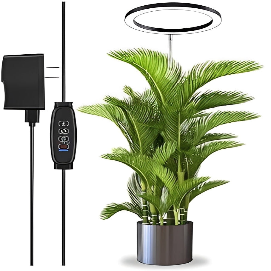Adjustable Indoor Plant Grow Light with Timer and Height Settings