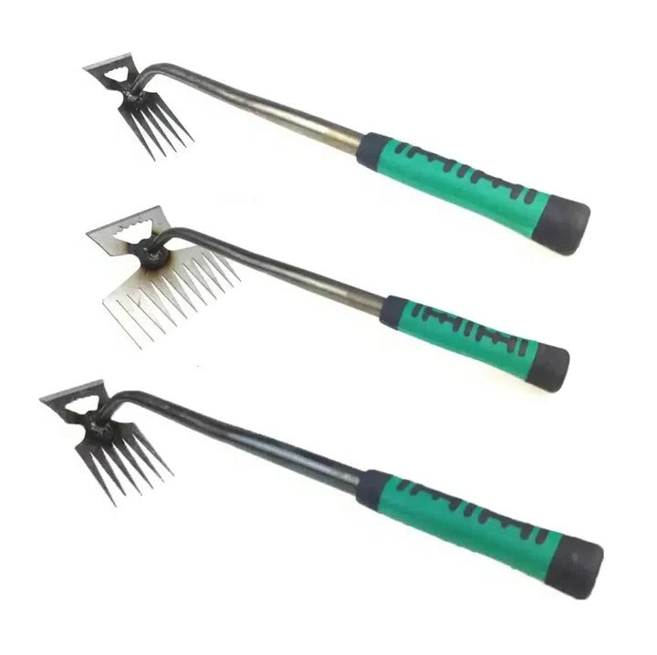 Upright Handle Weed Removal Tool with Foot Pedal