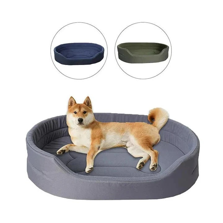 Eco-Friendly Washable Pet Bed Crafted from Recycled Cotton and Polyester
