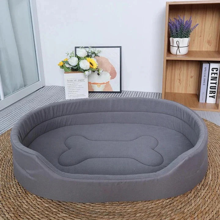 Eco-Friendly Washable Pet Bed Crafted from Recycled Cotton and Polyester