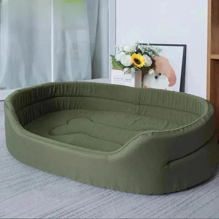 Eco-Friendly Washable Pet Bed Crafted from Recycled Cotton and Polyester