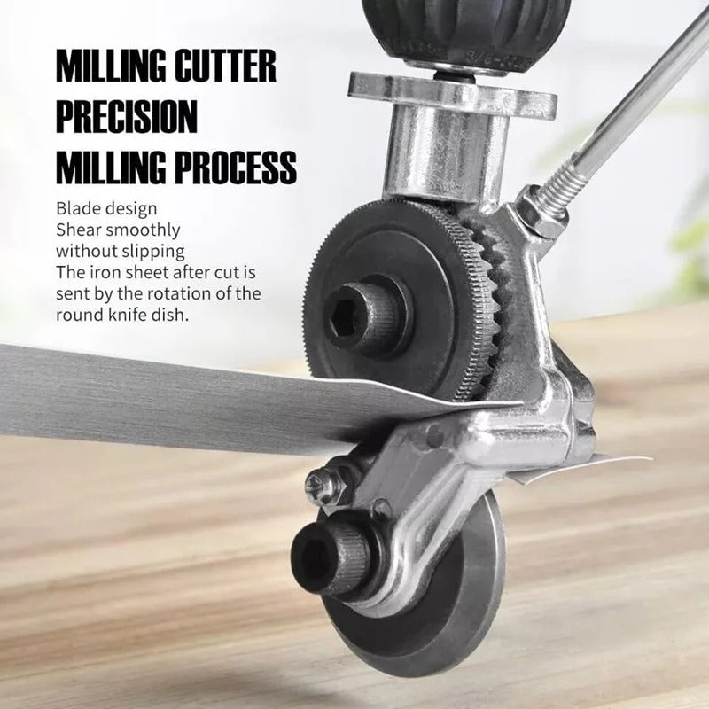 Metal Cutting Shear Tool for Use with Electric Lithium Drills