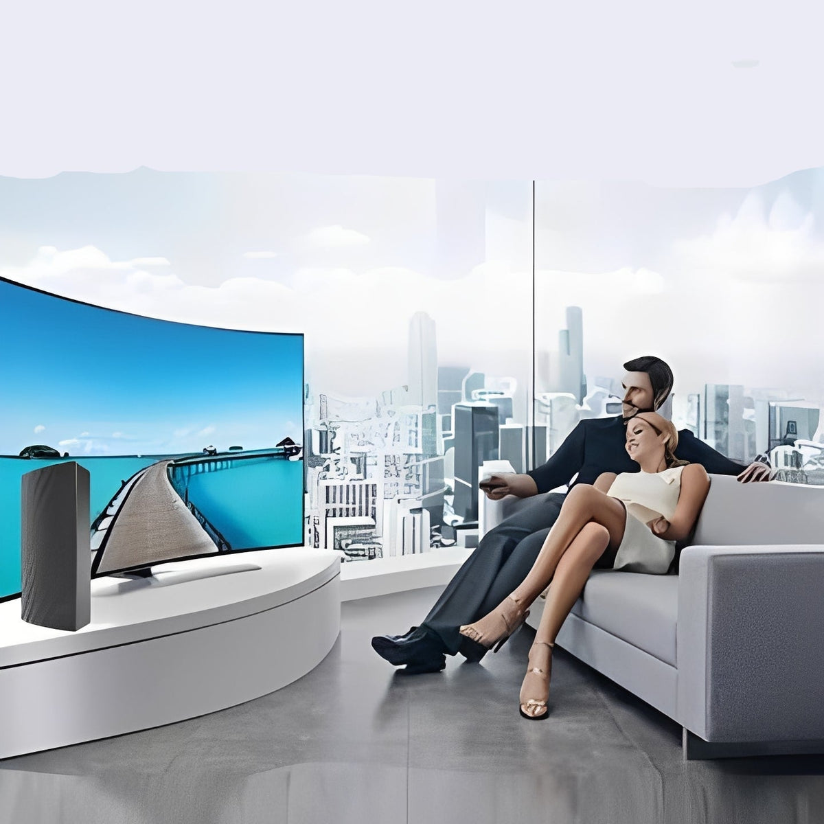VHF and UHF Compatible Digital TV Antenna