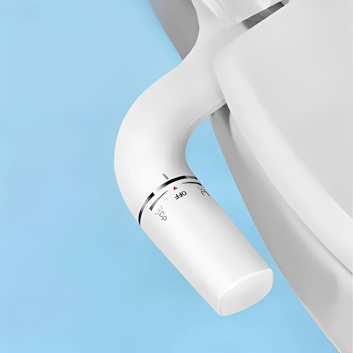 Toilet Bidet Add-On with Two Spray Nozzles