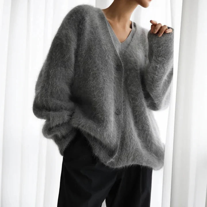 Womens Sweater in Cashmere Knit Fabric