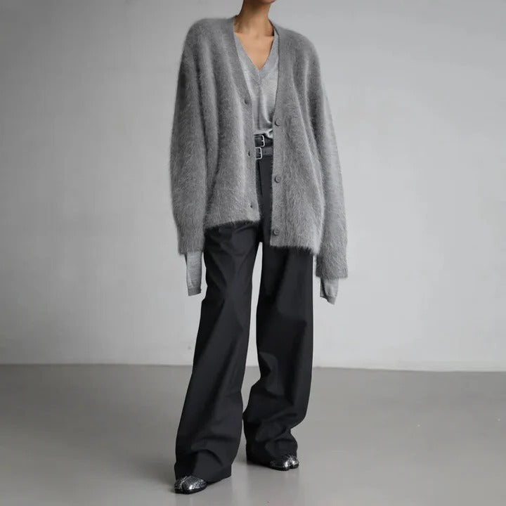 Womens Sweater in Cashmere Knit Fabric