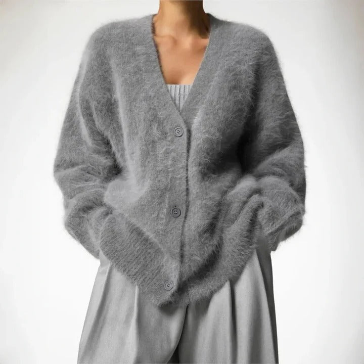 Womens Sweater in Cashmere Knit Fabric