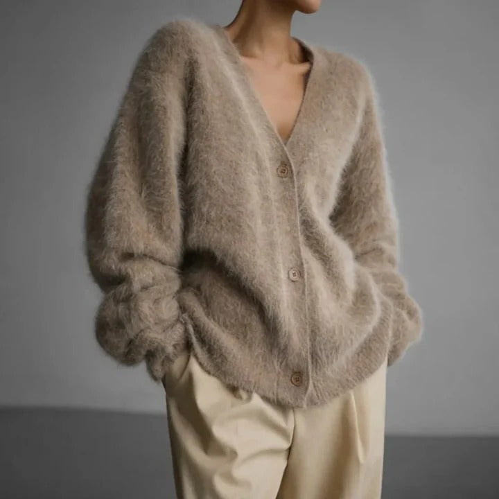 Womens Sweater in Cashmere Knit Fabric