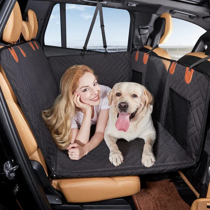 Structured Base Dog Car Seat Extender for Safety and Comfort