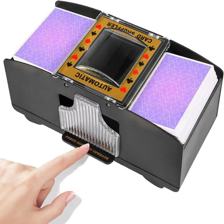 Automatic Card Shuffler with Battery Operation
