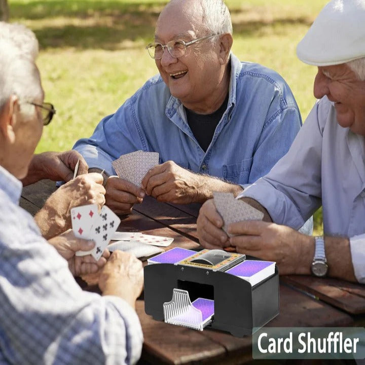 Automatic Card Shuffler with Battery Operation