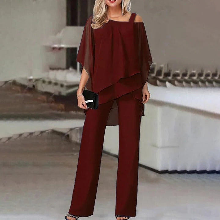 Elegant Set and Cold Shoulder Suit for Women