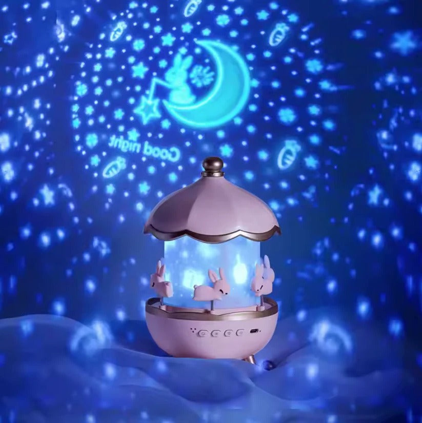 Upgraded Night Light and Bluetooth Relaxation Projector