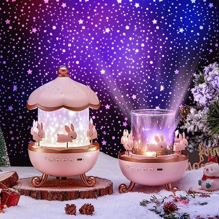 Upgraded Night Light and Bluetooth Relaxation Projector