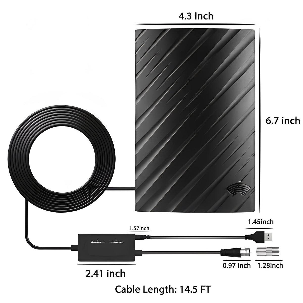 4K TV Aerial and Interior Antenna for High Definition Reception