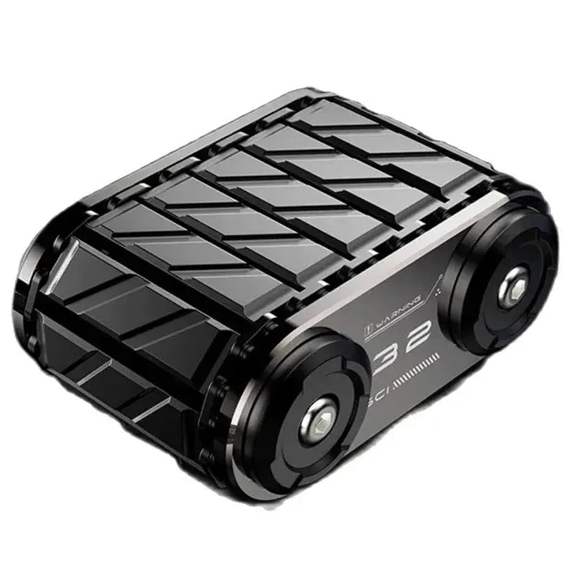 EDC Handheld Toy with Metal Roller Spinner and Tank Design