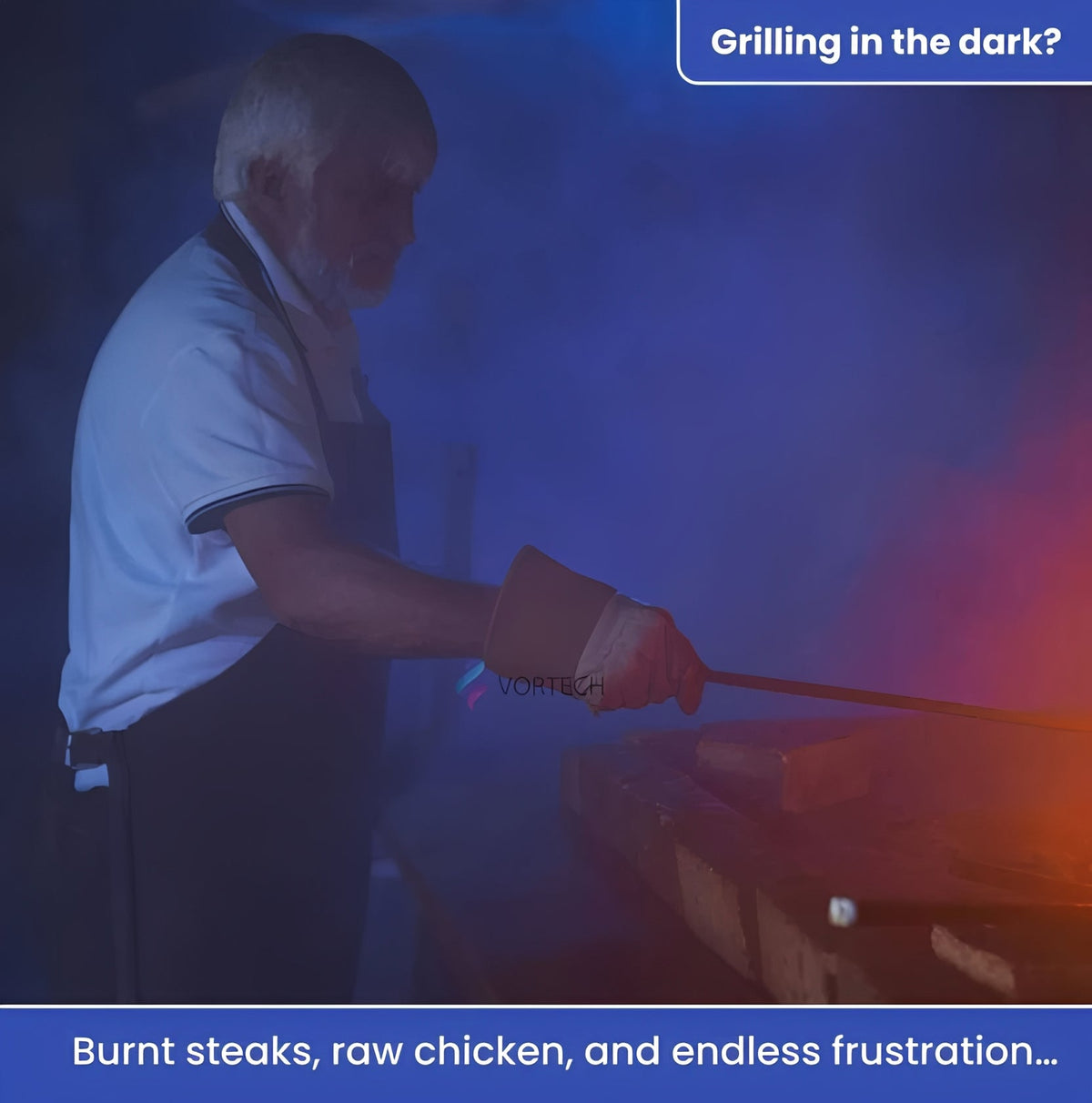 BBQ Light with Magnetic Base and Dusk Grill Spotlight