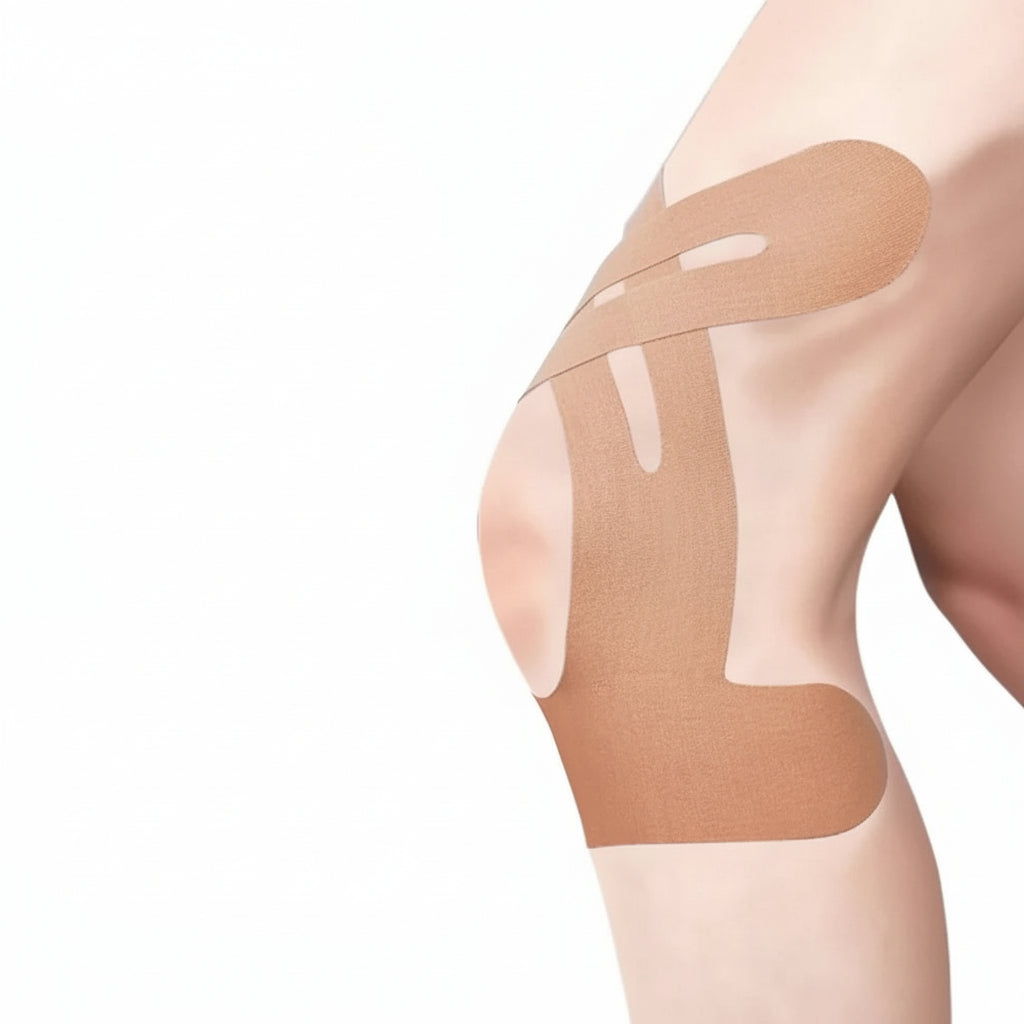 Waterproof Adhesive Kinesiology Tape for Knee Support - Elastic