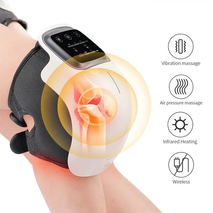 Heat and Vibration Knee Massager for Everyday Joint Relief