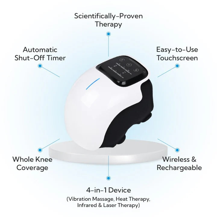 Heat and Vibration Knee Massager for Everyday Joint Relief