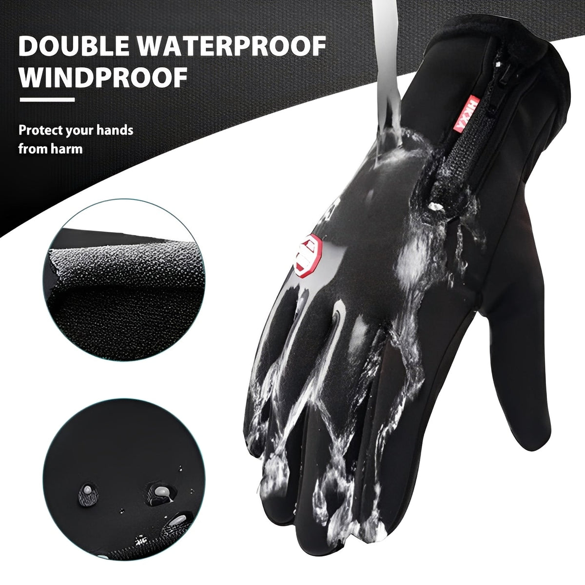 Unisex Thermal Gloves for Winter Sports Activities