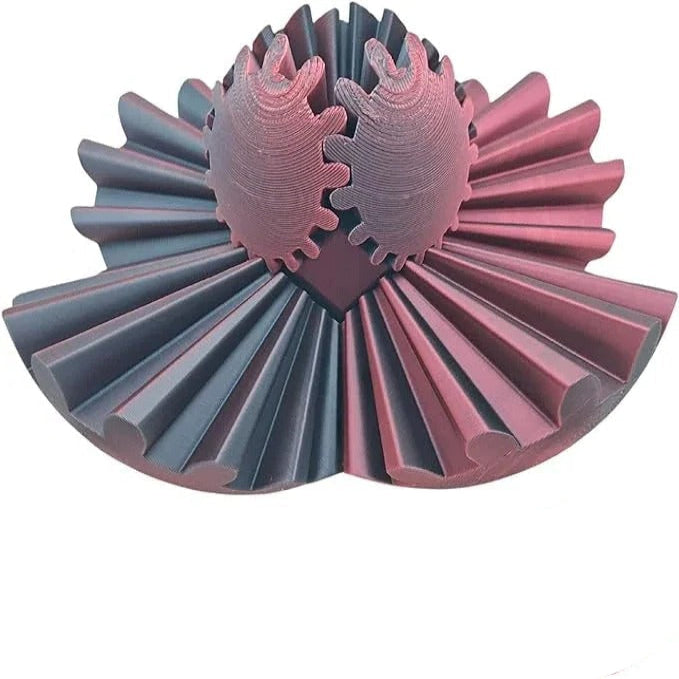 Fidget Toy with Rotating Mechanism and Steampunk Gear Design