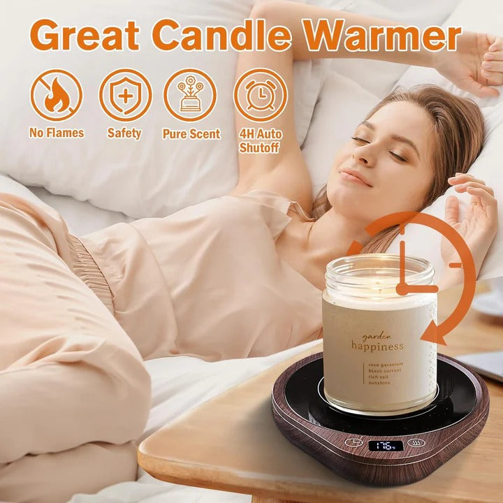 Temperature Control Coffee Mug Warmer – Electric Heating Plate