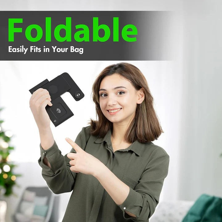 Wireless Charging Dock for Phone, Smartwatch, and Earbuds – 3 Devices