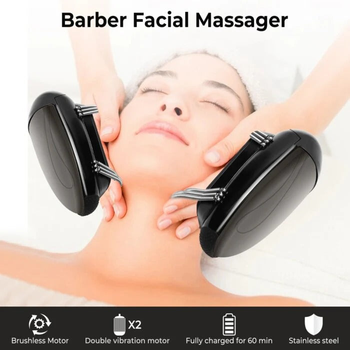 Rechargeable Body Massage Device with Heat and Adjustable Vibration