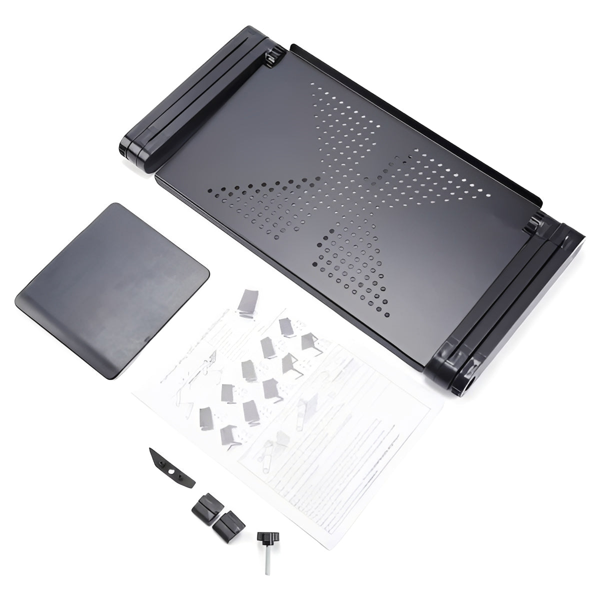 Ergonomic Desk Laptop Stand with Adjustable Height for Comfortable Viewing