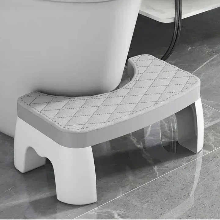 Non-Slip Base Squat Stool for Toilets – Space-Saving Design