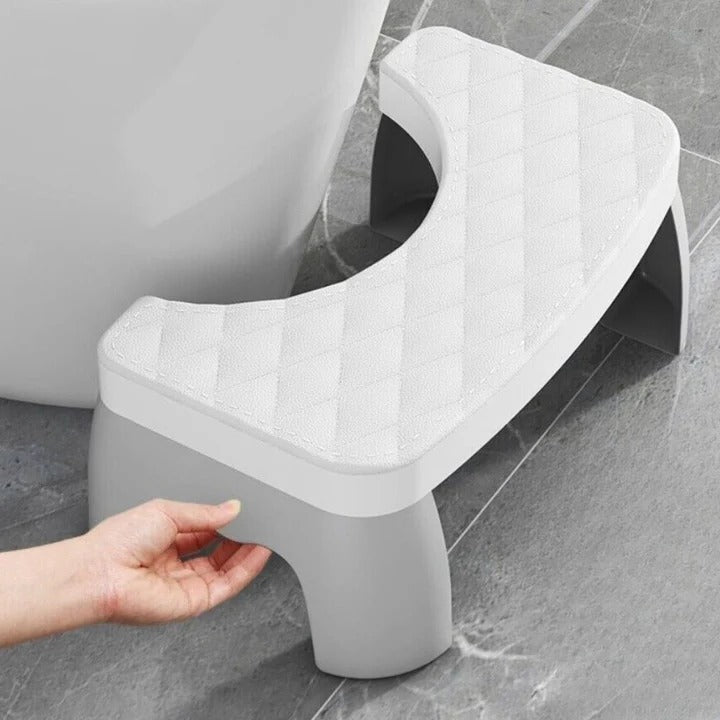 Non-Slip Base Squat Stool for Toilets – Space-Saving Design