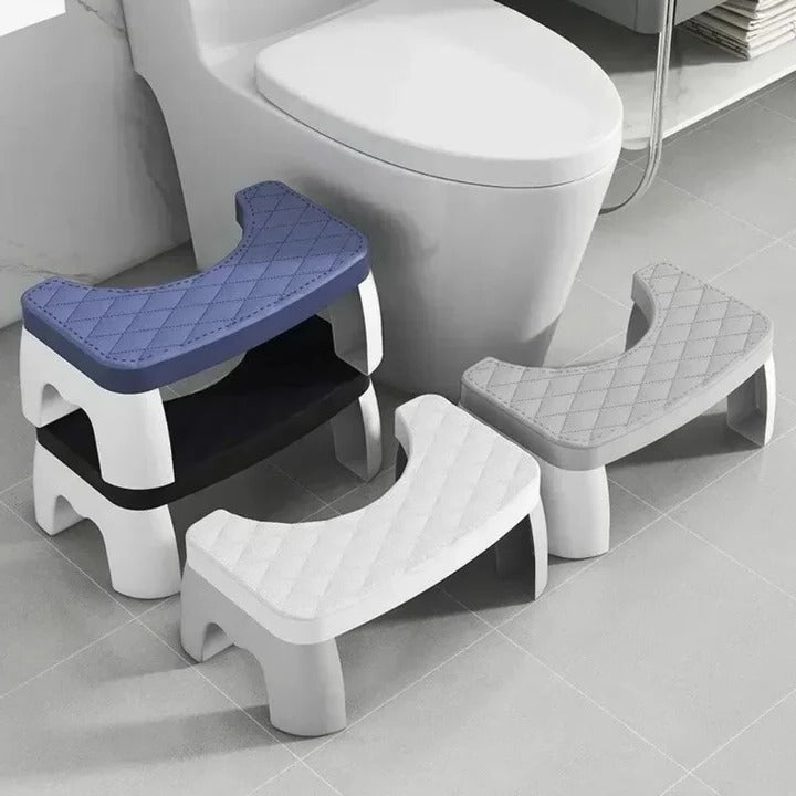 Non-Slip Base Squat Stool for Toilets – Space-Saving Design