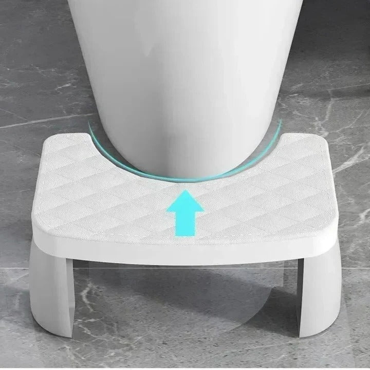 Non-Slip Base Squat Stool for Toilets – Space-Saving Design