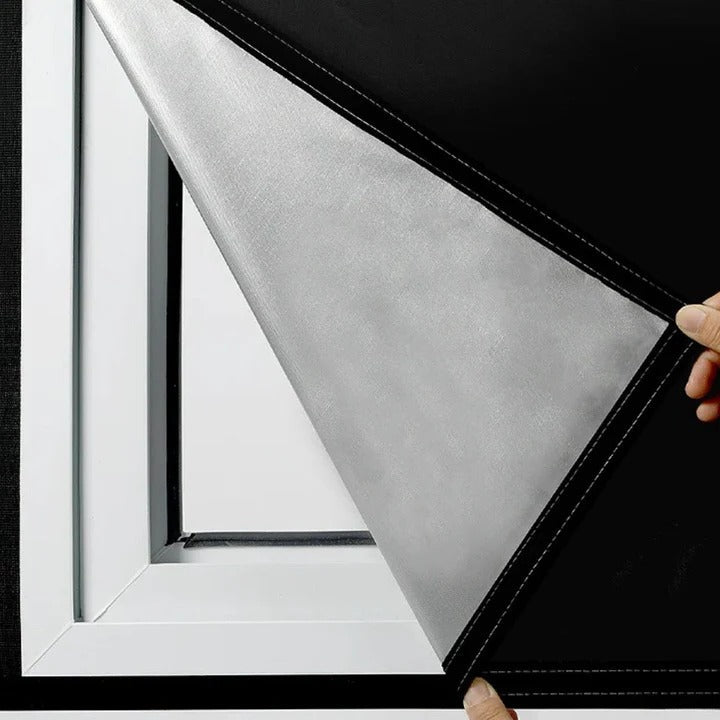 Blackout Window Shade with Adhesive for Sunlight Blocking