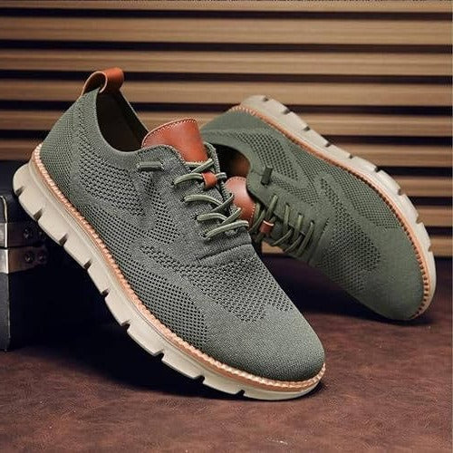 Cushioned Sole Urban Walking Sneakers with Breathable Design