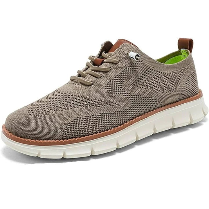 Cushioned Sole Urban Walking Sneakers with Breathable Design