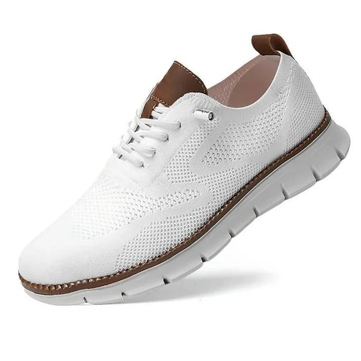 Cushioned Sole Urban Walking Sneakers with Breathable Design